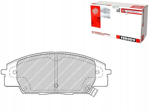 Ferodo FDB1444 Zestaw klocków hamulcowych, hamulce tarczowe