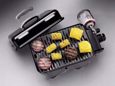 WEBER GO-ANYWHERE grill gazowy w kolorze czarnym