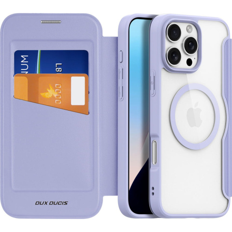 Etui Dux Ducis Skin X Pro Magnetic do iPhone 14 Pro Max - Fioletowe